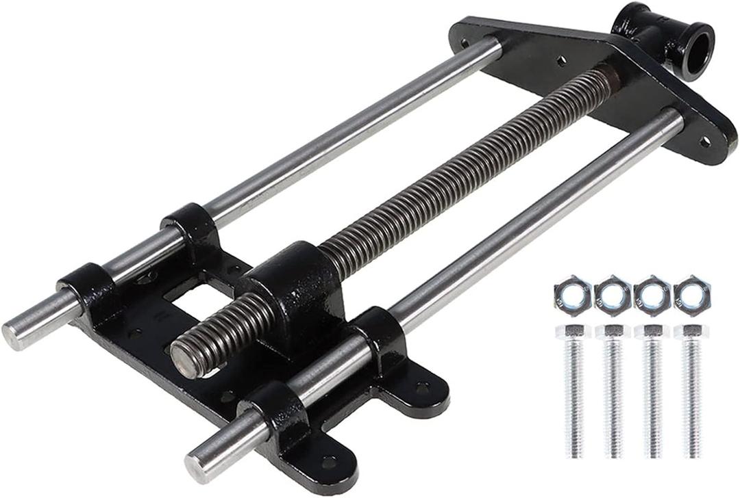 findmall 10 Inch Woodworking Front Vise Cast Iron for Making Woodworking