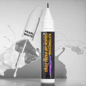Pearl White Car Paint Touch Up, Auto Pearl White Touch Up Paint Pen, Two-In-One Car Scratch Repair, Car Scratch Remover for Deep Damages, Special-Purpose Car Paint (No. 03 Pearl White)