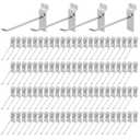 Polmart 10" Heavy Duty Silver Slatwall Panel Hooks - Pack of 96 (10-inch)