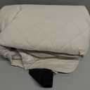 H.VERSAILTEX Sofa Protector for Dogs/Cats/Pets Sofa Covers Slipcover Quilted Couch Coveres Loveseat Covers with Non Slip Elastic Strap Water Resistant Seat Width: 46" (Loveseat, Ivory/Beige)