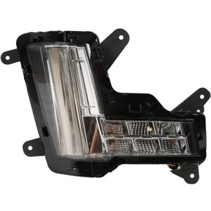 Right Fog Light Assembly Without Crash Brake Compatible with 2015-2020 Escalade Turn Signal Light Daytime Running Light Passenger Side GM2531138 84575580 (Right)