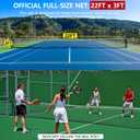 Pickleball Replacement Net 22x3ft, Professional Pickleball Nets Heavy Duty Nets Fits Standard Posts, Official Regulation Size for Indoor Outdoor Courts (Net Only)