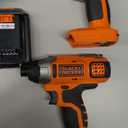 BLACK+DECKER 20V MAX Cordless Drill and Impact Driver, Power Tool Combo Kit with Battery and Charger (BD2KITCDDI)