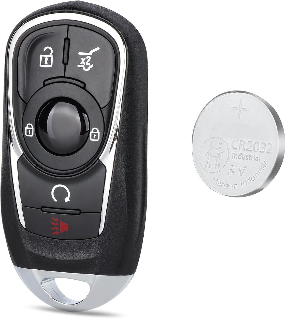 Beefunny Keyless Entrty Smart Key Fob Replacement for Buick Enclave 2020-2024 Encore GX Key Remote Fob 433MHz ID46 Chip FCC ID:HYQ4ES P/N:13530511 (1)