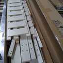 Bellemave Twin Floor Bed with Slats and Safety Guardrail, Twin Size Montessori Floor Bed with Fence and Built-in Bookshelf, Easy Assemble Montessori Beds for Kids, Girls, Boys, Beige