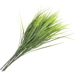 Luxshiny Synthetic Grass Fake Landscaping Plants 4pcs Artificial Plant Fake Grass Mat Decor