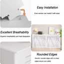 HHFSST White Modern Radiator Cover for Home White 39.4" Lx31.5 Hx7.9 D