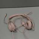 Logitech H390 Wired Headset for PC/Laptop, Stereo Headphones with Noise Cancelling Microphone, USB-A, in-Line Controls, Works with Chromebook - Rose