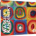 Pomegranate 500-Piece Jigsaw Puzzle for Adults, Wassily Kandinsky's Squares with Concentric Circles, Large Piece Puzzle, Matte Finish, Snug Fit