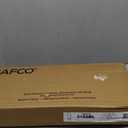 Safco Wall Mounted Literature Organizer, 7 Pocket Rack for Documents Paper Magazines and More, Steel, Black