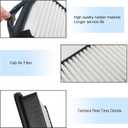 Cab Air Filter Kit,T1855-71600 Air Filter,6A671-75090 Filter Element Replacement for Kubota Tractor SVL75-2C/75C/90-2C/90CFilter and Replacement
