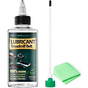 Silicone Treadnmill Belt Lubricants/Lubes, High Temperature Resistant and Stable Lubricant,with Hard Application Tubes and Precision Screw Caps for Easy Use (4.2 Ounce / 1 Bottle)