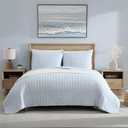 Nautica - Full/Queen Quilt Set, Reversible Cotton Bedding with Matching Shams, Modern Home Decor for All Seasons Full/Queen