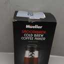 Mueller Cold Brew Coffee Maker, 64 oz Tritan Fortified Pitcher, Pour Spout Handle Lid, Resilient & Leak-Proof for Iced Coffee Tea