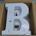 BABY Marquee Light Up Letters - LED Letter Number Light Sign Decoration for Birthday Home Table Decor White