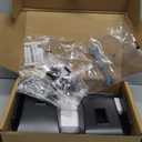 suptek Speaker Wall Mounts, Dual Speaker Stands for Surround Sound Speakers, Universal Bracket, Tilt Swivel Shelves Up to 55lbs Black (2 Pack)