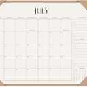 Jotsome Desk Calendar 2026 - 2027 with Desktop Mat, Large Desk Pad Calendar From Now to June 2027 22x17 inch, Desk Blotter Calendar for Home Office and School, Easy Planning, Gift for the Holidays, Apricot