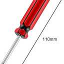 lasenersm 4 Pieces Valve Core Remover Valve Remover Core Tool Valve Core Removal Tool Single Head Valve Remover Installer Repair Tool Tire Valve Stem Core Remover with Plastic Handle, Multicolor