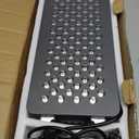 Hooga HG500 Red Light Panel with Near Infrared LED Light, 100 LEDs 660nm 850nm Dual Wavelength, Built-in Timer, Hanging Kit Included.