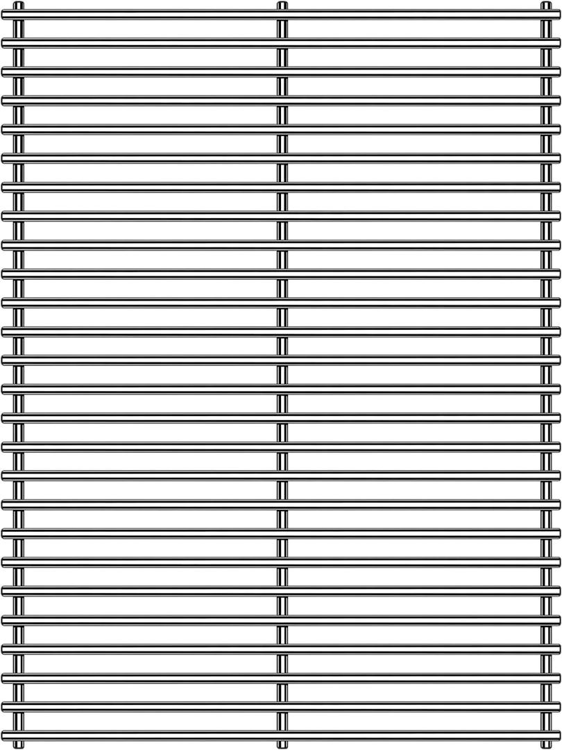 1 Pack 19.5" Porcelain Steel Wire Cooking Grid Grates Replacement Parts 56121 for Gas Grill Models Aussie 6112S8X641 6122S8X641 6212S00T91