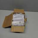 Aootek New Solar Motion Sensor Lights 120 LEDs with Lights Reflector,270 Wide Angle, IP65 Waterproof, Step Lights for Front Door, Yard, Garage, Deck (Black, Daylight White, 6-Pack)