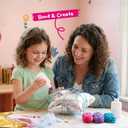 Klever Kits 3D String Art Kit for Kids, Light Up String Light Toy with 30 Multi-Colored LED Bulbs, Arts and Crafts Set, Birthday Gifts for Girls and Boys Ages 8+