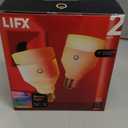 LIFX Smart Light Bulbs A19 E26 (2 Pack), Color Changing RGB + Warm White 1100 Lumens Tunable LED, 11W, Matter Compatible, Apple HomeKit, Alexa & Google Home, Dimmable