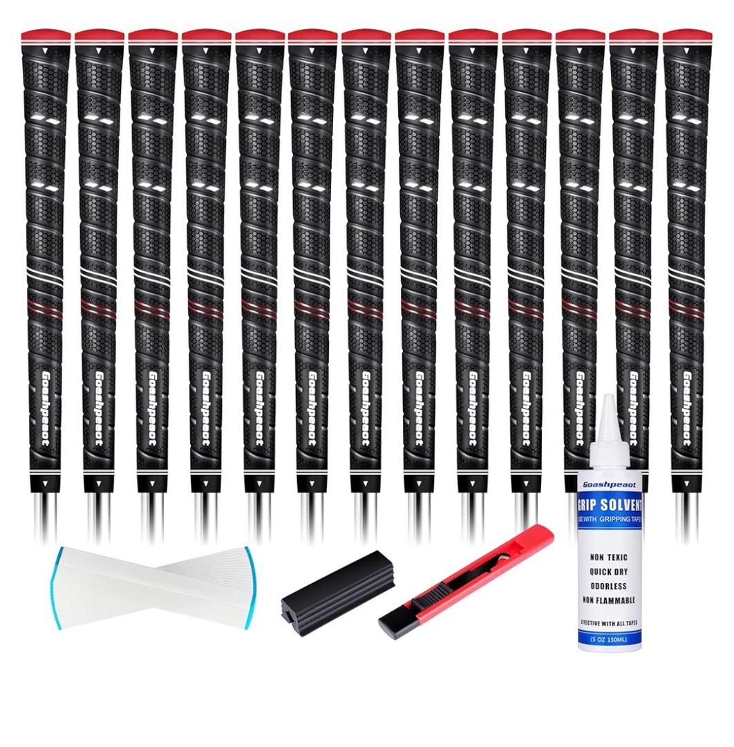 Wrap Golf Grips 13 Pack with Golf Grip Kit ,Golf Club Grips Outstanding Tackiness and Advanced Surface Texture Enhances Control