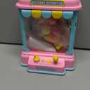 Mini Claw Machine for Kids, Pixel Art Rabbit Vending Machine Toys for Girls, Candy Claw Machines with Plush and Capsule Toy for Age 3+, Birthday Party for 3-8 Years Old Kid