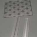 KOOLDE Acrylic Sign Holder 8.5x11 Inches 2 Pack T Shape Desktop Display Stand Vertical Double Sided Clear Table Menu Flyer Holder for Restaurants, Office, Shop, Wedding