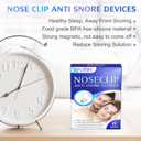 2 x Nose Clip for Snoring, Anti Snoring Devices for Sleep Improvement, Snore Stopper, Improve Sleep Quality & Instant Snoring Relief Snoring Solution for Your Nose.