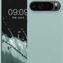 kwmobile Case Compatible with Google Pixel 9 Pro XL Case - TPU Silicone Phone Cover with Soft Finish - Mint Matte