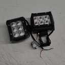 Nilight Led Pods 2Pcs 18W 1260LM Spot Off Road Lights Super Bright Driving Fog Boat Lamp Work Lighting Bar for Trucks Van Camper Wagon Car Pickup Golf Cart ATV UTV SUV Boat 4x4 (White)