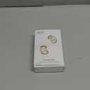 QCY Crossky C30 Open Ear Headphones Wireless Bluetooth, Clip-On Earbuds with 4 ENC Noise Cancelling Mic, Stable Fit, Dual Connection, EQ Customized, Sports Earphones for Workout/Running (White)