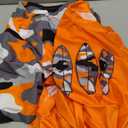 Boys Two Piece Rash Guard Swimsuits Set with Swim Trunk Kids Long Sleeve Bathing Suit Swimwear Set (14-16 Years, Orange Camo)