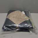 GarveeHome Easy Jute Rugs 2x8 Checkered Kitchen Runner Rugs Non Skid Washable Stain Resistant Indoor Outdoor Rugs for Living Room, Bedroom, Dining, Patio - Farmhouse Style Black (Black-checkerboard-1)