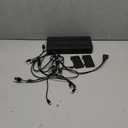 Charging Station for Multiple Devices, 100W 10 Ports Charging Dock with 10 Cables Smart IC Tech and Adjustable Dividers Type-CMulti USB Charger for iPhone Galaxy iPad TabletBlack