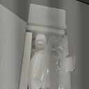 Electric Laundry Detergent Dispenser Pump, One-Press 15-75ml, Fast Dispense from-Large-Container, Rechargeable 2Ah, No-Spill, for Liquid Soap, Fabric Softener, Laundry Room Organization (White)