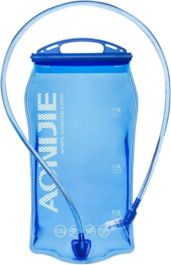 AONIJIE Water Bladder 1L/1.5L/2L/3L Hydration Water Bladder, Wide Opening Leak-Proof Water Reservoir, Fits Most Hydration Packs for Backpacking, Mountain Biking, Trail Running, and Camping