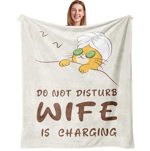 Julazy Anniversary Birthday Gifts for Women from Husband Blanket 50"X60", Wife Birthday Gift Ideas, Wedding Gifts for Wife, Valentines, Mothers Day, Christmas Romantic Gifts Idea for Her