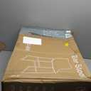 DUMOS 26 Inch Counter Height Bar Stools Set of 4, Modern Faux Leather High Barstools with Back and Metal Leg, Bar Chairs for Kitchen lsland, Brown