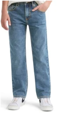 Signature Levi Straws Boys Straight Levi Jeans 24x25