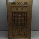 Swamp Cooler Air Conditioner with Dry Burn Protection, 4-in-1 Evaporative Air Cooler with 7-Gal Water Tank, 4 Modes, 3 Speeds, Remote, 12H Timer, Portable Windowless AC for Bedroom Home Office