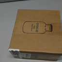 Simple Vase for Flowers Plants, Matte Vases for Modern Table Shelf Home Decor Wedding Boho Decor, 6" H Frosted Elegant Ceramic Vase for Pampas Grass Fluffy Stem Bouquet Lavender Flowers (Black, 2)