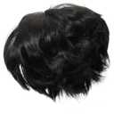 Natural Looking Mushroom Head Hood Short Straight Wig Women Wig for Party