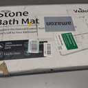 Veeloim Stone Bath Mat Diatomaceous Earth Shower Mat Non-Slip Super Absorbent Diatomite Stone Bath Mats for Bathroom Floor Quick Drying Natural Easy to Clean(23.6''15.4" Gray)