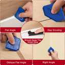 Caulk Gun Kit, Smooth Silicone Caulking Gun and Caulk Remover Tool, Sealant Finishing Tool Grout Scraper for Kitchen Bathroom Window Sink Joint, All in One with Gift Box