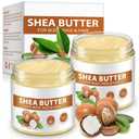 African Raw Shea Butter, Pure Unrefined Shea Butter Cream for Skin & Hair, Deep Moisturizer & Helps Protect Dry Skin(2 Pack) (15.6 Fl Oz (Pack of 1))