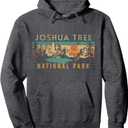 Joshua Tree National Park Pullover Hoodie (Gray, S)