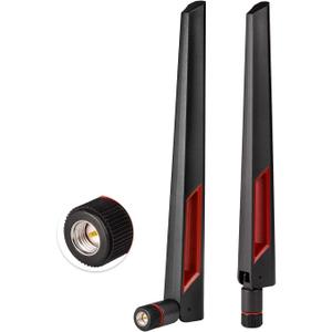 Superbat Dual Band WiFi Antenna 2.4GHz 5GHz 5.8GHz SMA WiFi Antennae for PC Desktop Computer Motherboard PCI WiFi Bluetooth Card Wireless Network Router (2-Pack)